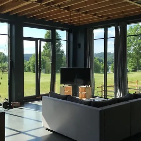 Modern Villa&sauna By The Lake, Przytulnavilla, Dom Nad Jeziorem Na Mazurach Dom wakacyjny Ełk